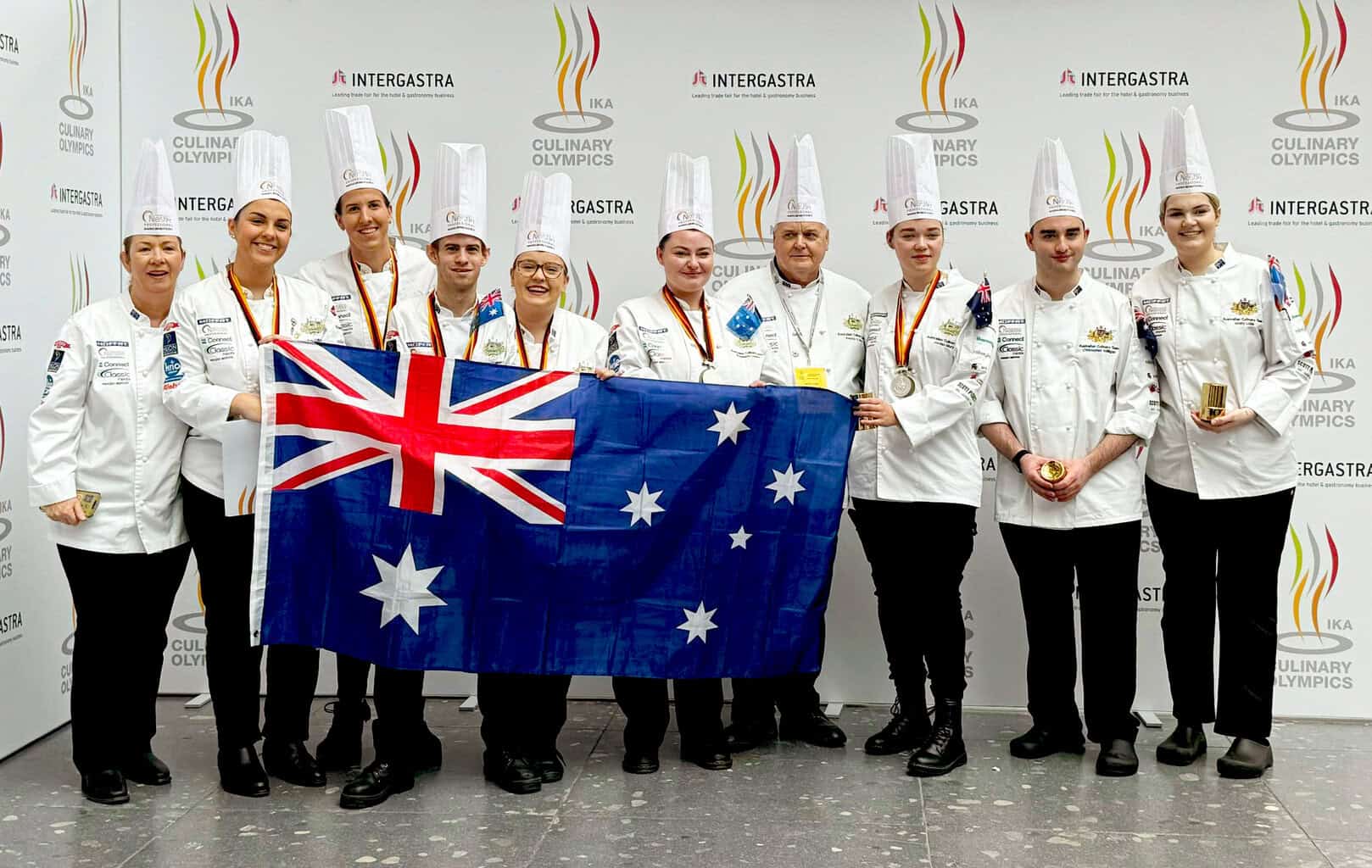 VET alumni receive accolades at prestigious world culinary olympics