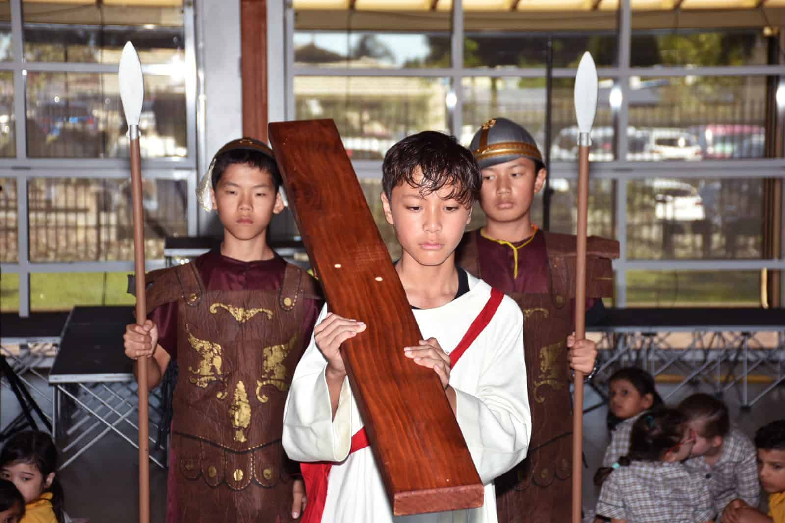 Jesus’ ‘Way of the Cross’ portrayed by St Jude students