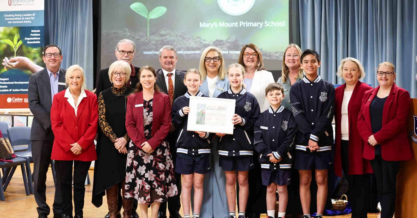 Australia-first environmental certification for Mary’s Mount Primary School