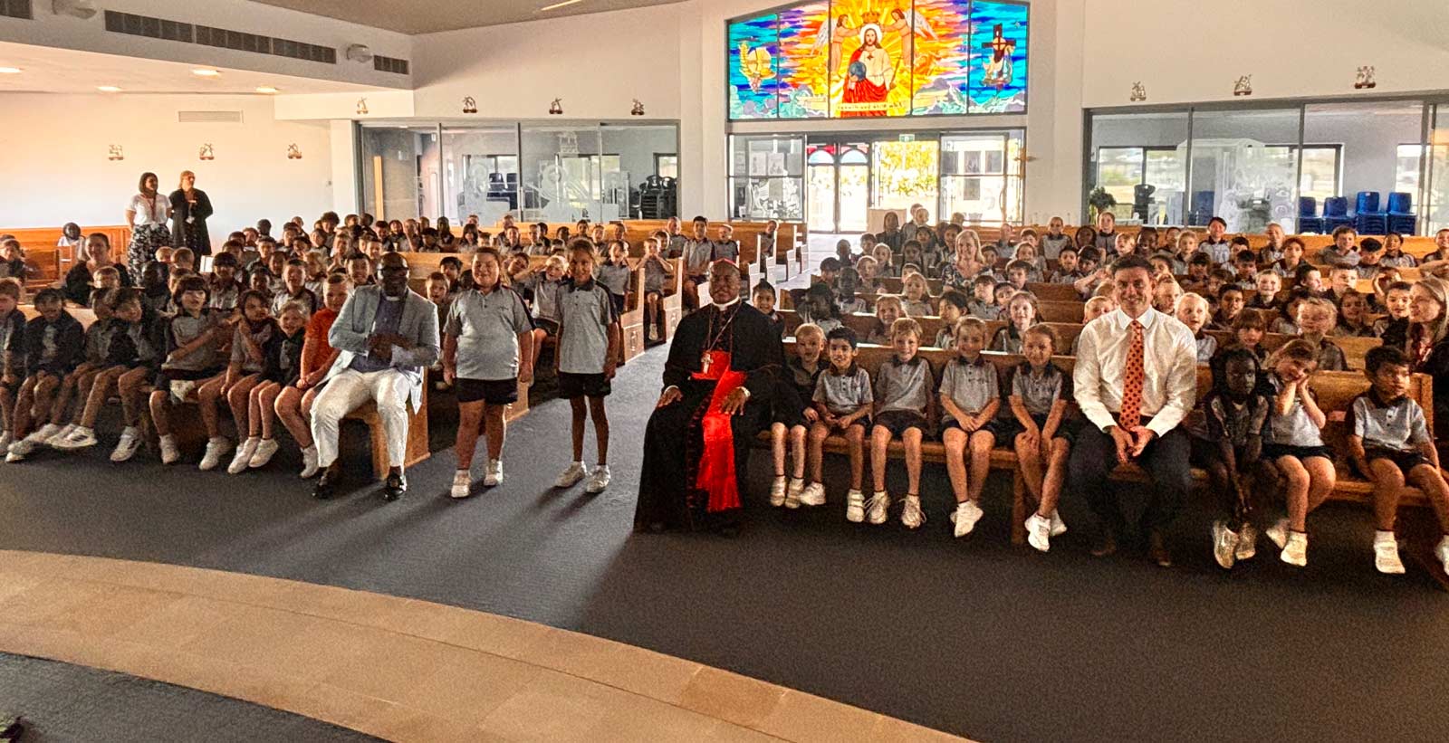 Cardinal visits the Swan Valley!