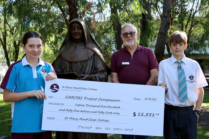 St Mary MacKillop raises over $12,000 for Caritas Australia