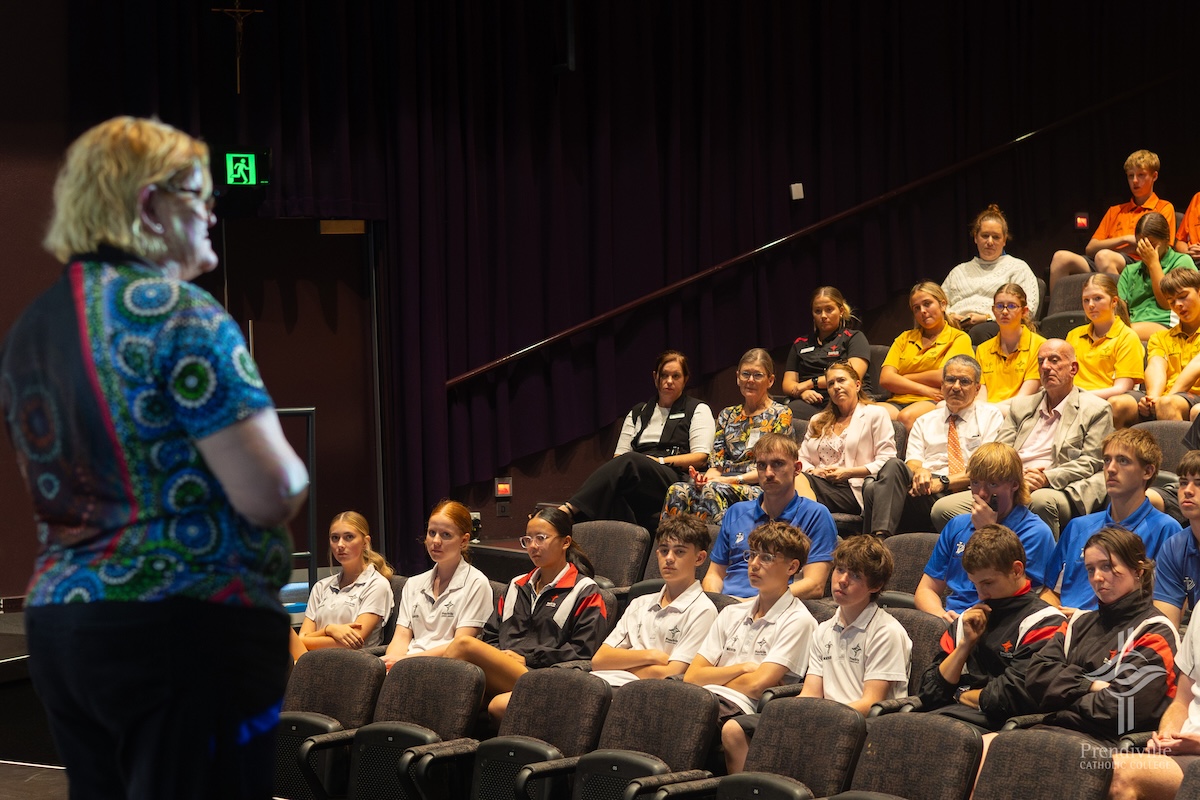 Executive Director attends powerful talk to students at former school