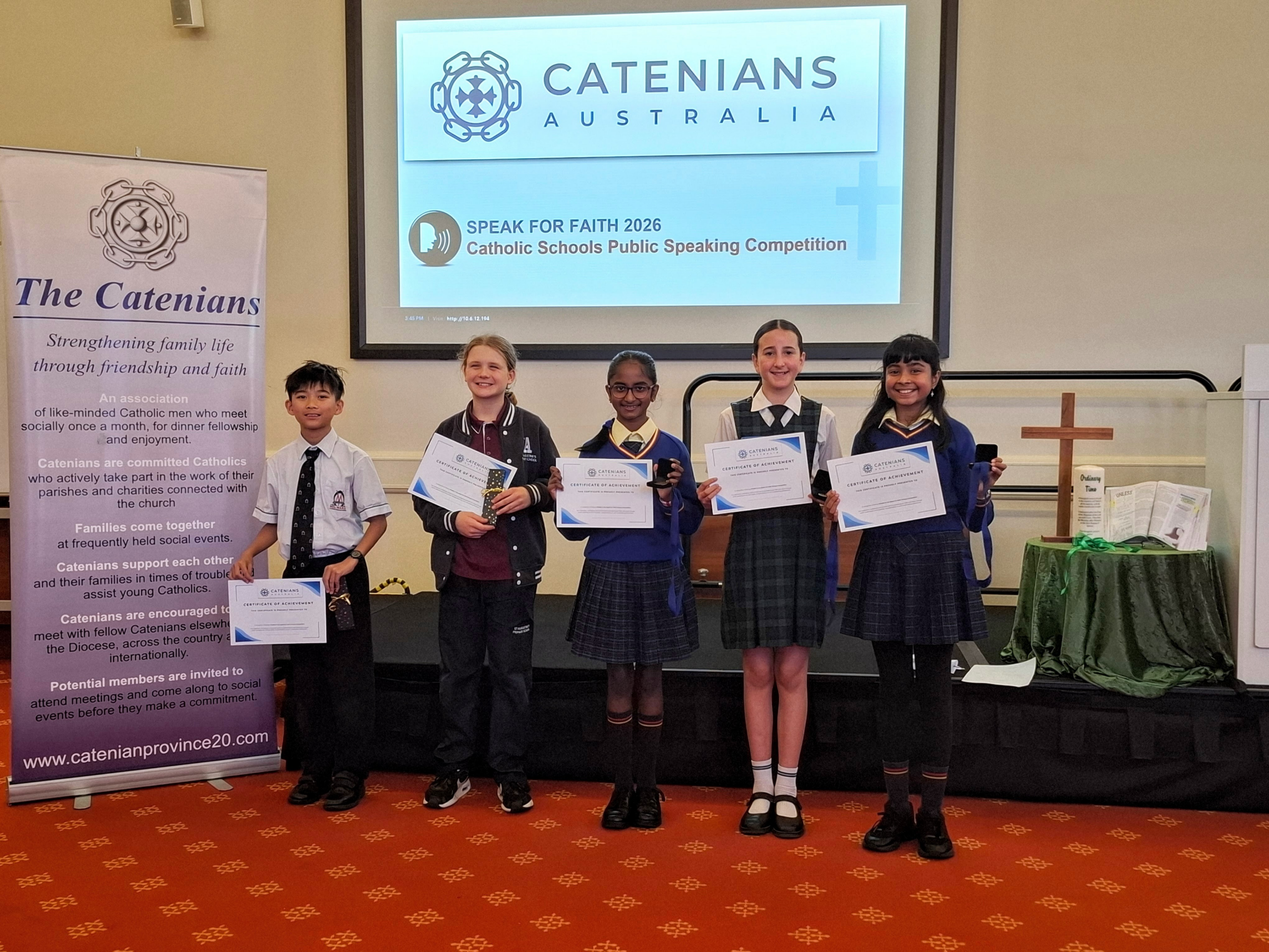 Students Put Faith into Words at Speak for Faith Competition